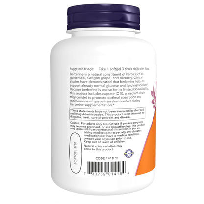 LowCost PH| NOW Foods, Berberine Glucose Support, 90 Softgels | Blood Sugar Regulation
