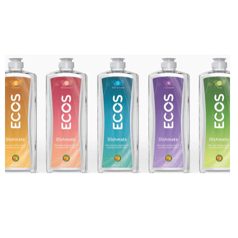 GrocerFarmer| Earth Friendly Ecos Dishmate Pear, Grapefruit, Lavender, Free & Clear, Ecos Fruit wash
