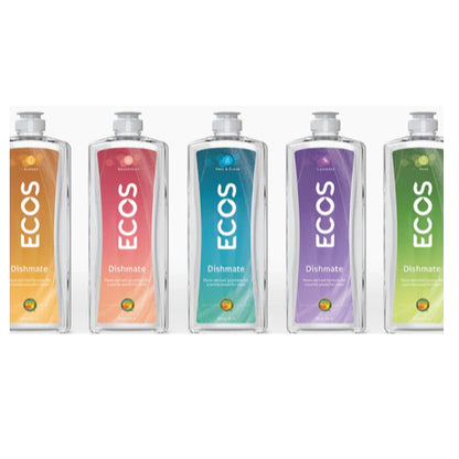 GrocerFarmer| Earth Friendly Ecos Dishmate Pear, Grapefruit, Lavender, Free & Clear, Ecos Fruit wash