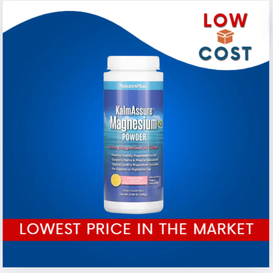 LowCOstPH| NaturesPlus KalmAssure Magnesium Powder - 1.15 lb - Supports Nerve & Muscle Relaxation
