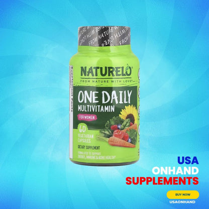 USA Onhand | Naturelo One Daily Multivitamin for Men & Women ( Support Energy & Immune Health )