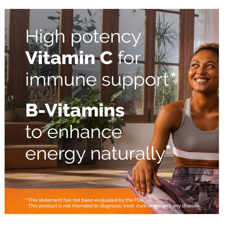 LowCost PH| Emergen-C Vitamin C and Ashwagandha Gummies, Immune Support, Berry Blend 30 gummies