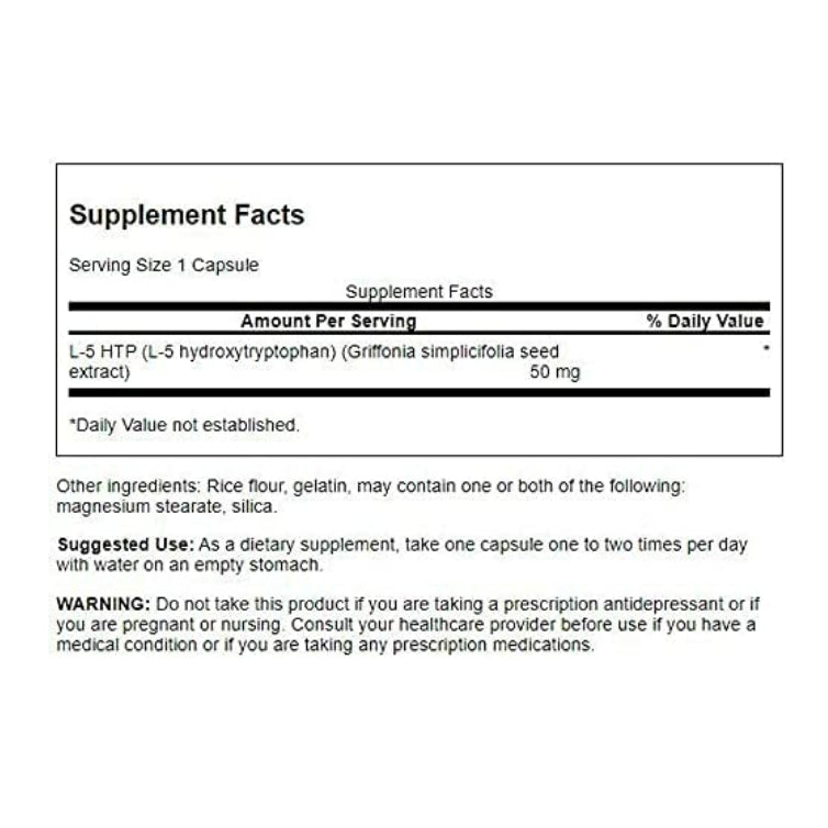 LowCostPH | Swanson, 5-HTP, 50 mg , 60 Capsules