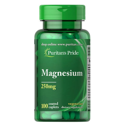 LowCost PH| Puritan's Pride High Potency Magnesium Tablets, 500 mg, 100 Count