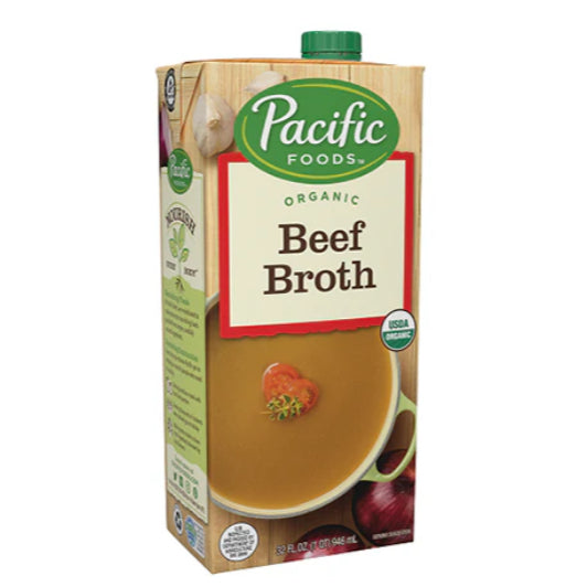 Grocer Farmer | Pacific Organic Beef, Free Range Chicken, Bone Broth Unsalted, Stock Unsalted 946ml