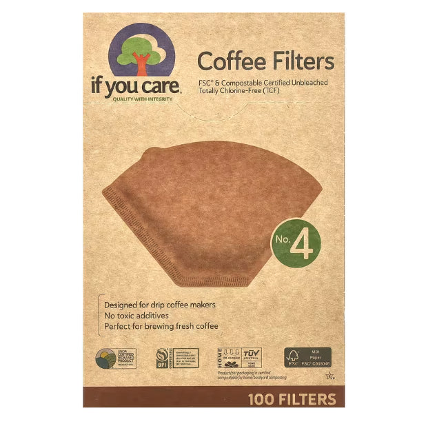 Grocer Farmer | If You Care, Coffee Filters, No. 2 No. 3, Basket Coffee Filters, Tea Filters, Tall,