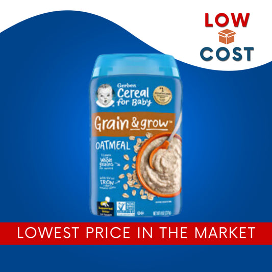 Lowcostph | Gerber, Cereal for Baby, Grain & Grow, 1st Foods, Oatmeal, 8 oz (227 g)