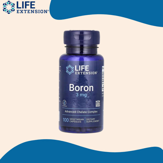 Life Extension, Boron, 3 mg, 100 Vegetarian Capsules