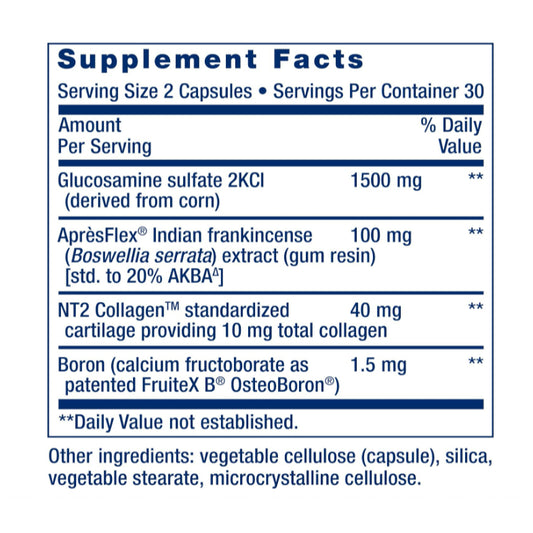 LowCost PH| Life Extension ArthroMax® Advanced NT2 Collagen™ & AprèsFlex®, glucosamine sulfate 60cap