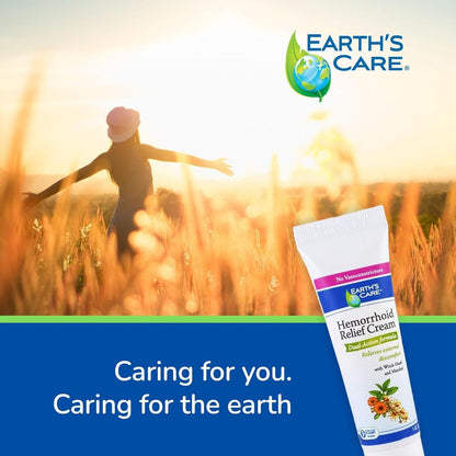 LowCost PH| Earth's Care Hemorrhoid Cream Hemorrhoid Treatment Cream Natural IngWitch Hazel & Menth
