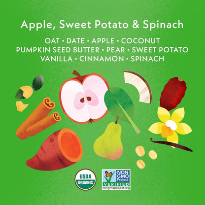 LittleSunshine | Once Upon A Farm, Organic Toddler Soft-Baked Bar, Tractor Wheels, Strawberry, Apple