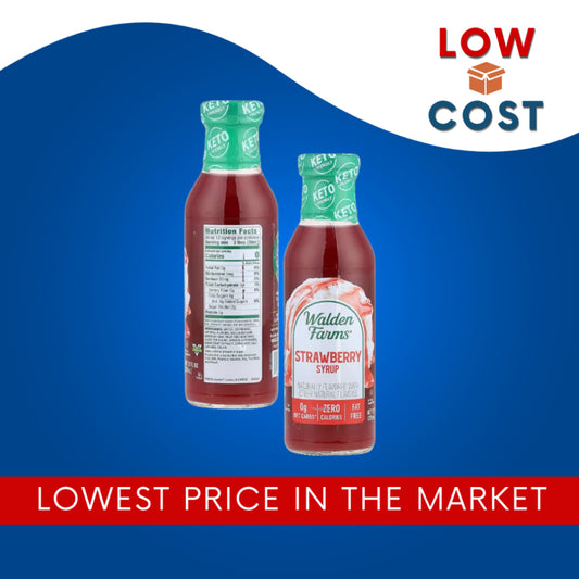 LowCostPh | Walden Farms, Strawberry Syrup, 12 fl oz (355 ml) Keto Friendly  Naturally Flavored