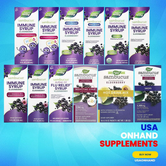 USA Onhand | Nature's Way, Sambucus for Kids & Adult