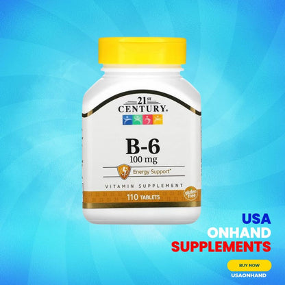 USA Onhand | 21st Century, B-6 & B-12 ( Energy Support )
