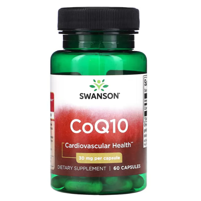 Swanson Ph | Swanson, CoQ10, 10mg, 30mg, 100mg, 120mg, 200mg, w/ Tocotrienols, Cardiovascular Health