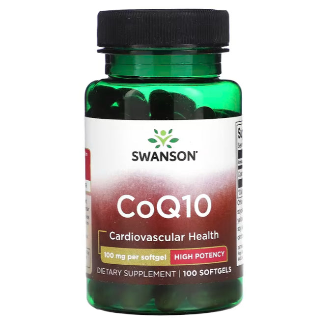 Swanson Ph | Swanson, CoQ10, 10mg, 30mg, 100mg, 120mg, 200mg, w/ Tocotrienols, Cardiovascular Health