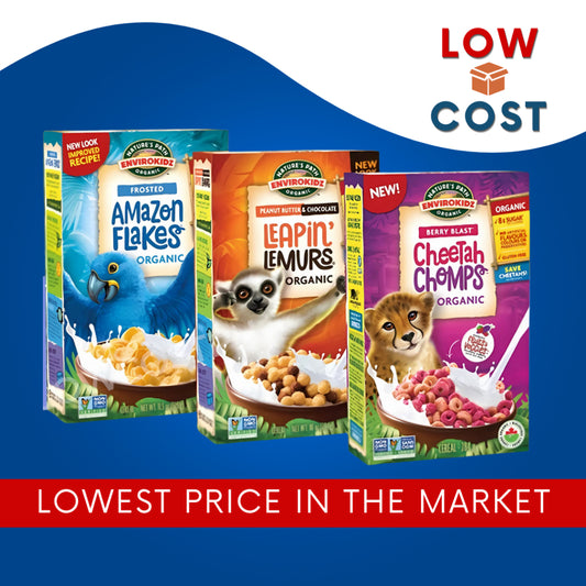 Low Cost PH | Nature's Path Cereal, EnviroKidz, Organic Peanut Butter Puffs, Chocolate, Berry.