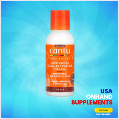 USAOnhand| Cantu, Shea Butter Moisturizing Curl Activator Cream, Natural Curls, Coils & Waves, 89ml