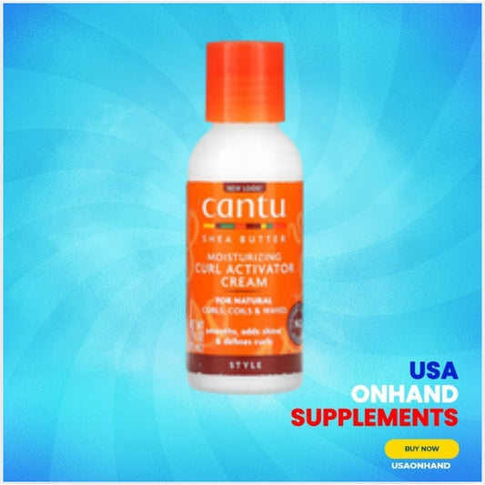 USAOnhand| Cantu, Shea Butter Moisturizing Curl Activator Cream, Natural Curls, Coils & Waves, 89ml