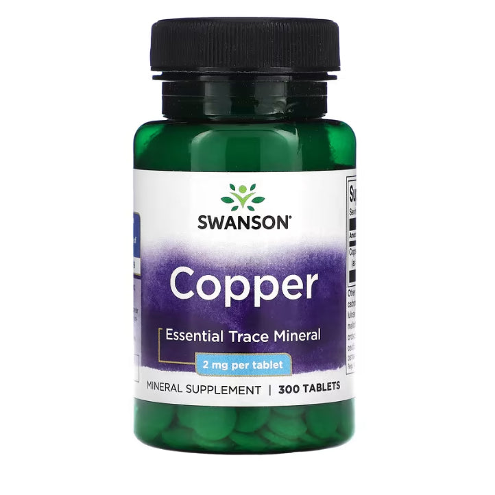 LowCostPH | Swanson, Albion Copper, 2 mg, 60 Capsules