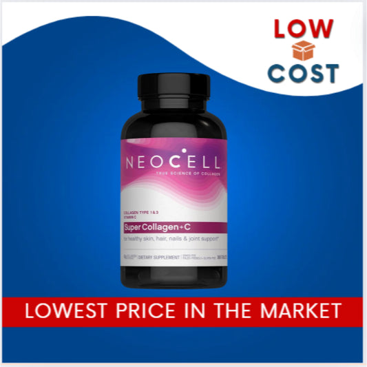 LowCost PH| NeoCell Super Collagen Plus Vitamin C, Skin, Hair Nails Supplement, Include Antioxidants