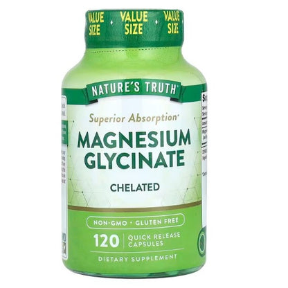 Nature'sTruthPH | Nature's Truth, Magnesium Glycinate, Supports Muscle Relaxation and Calmness