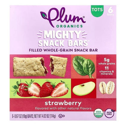 LittleSunshine | Plum Organics, Mighty Snack Bars, Tots, Strawberry, Pumpkin Banana, Blueberry