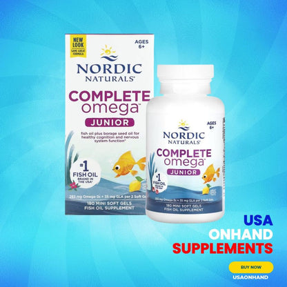 USA Onhand | Nordic Naturals, Complete Omega Junior, Ages 6-12 ( Children's Health )