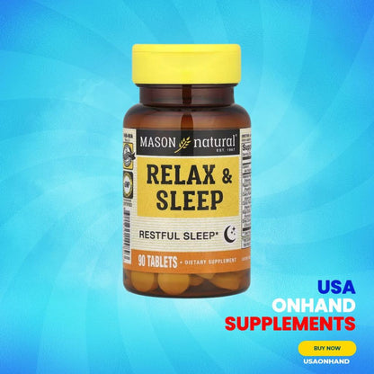 USA Onhand | Mason Natural Melatonin & Relax & Sleep ( Sleep Support )