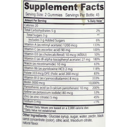 LowCost PH| Doctor's Finest, Multi Vitamin for Teens, Raspberry, 90 Gummies