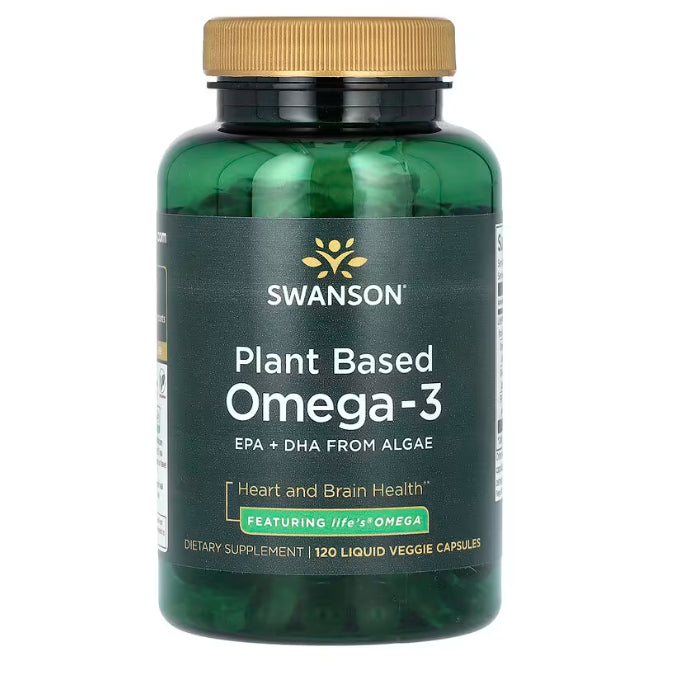 Swanson Ph | Swanson, Omega-3 Fish Oil Vitamin D, Lemon, Plant Based, High Concentrate, Omega-7