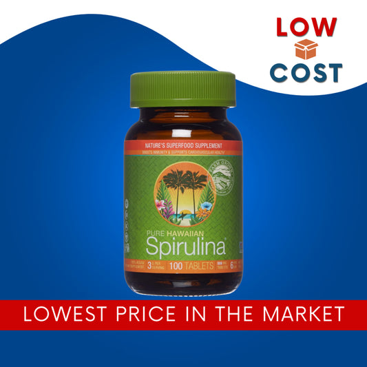 Low Cost PH | Nutrex Hawaii, Pure Hawaiian Spirulina 500 mg, Vegan, Supports Immune System, Heart.