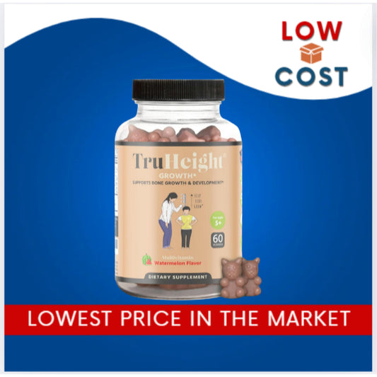 LowCost PH| TruHeight Growth Gummies (Watermelon) Natural Growth & Development for Kids & Teens 5+