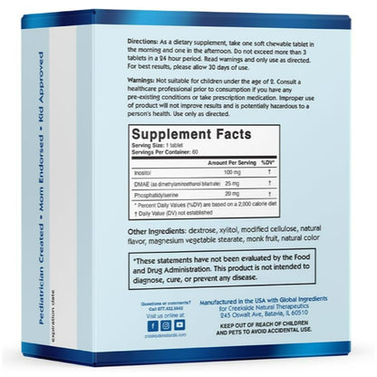Focused Mind Jr. Focus & Memory Support for Children, Pediatrician Formulated, Stimulant Free Attent
