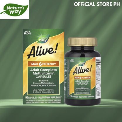 Nature's Way, Alive!® Max6 Potency Multivitamin