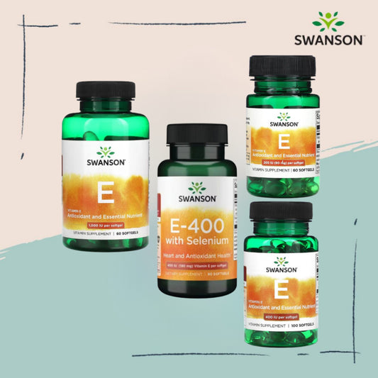Swanson Ph | Swanson Vitamin E w/ Selenium 400 IU 90Softgels Provides Antioxidant Cardiovascular