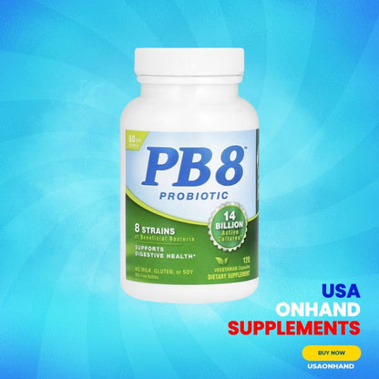 USA Onhand | Nutrition Now PB 8 Probiotic, 120 Capsules, 60Capsules Supports Digestive Health