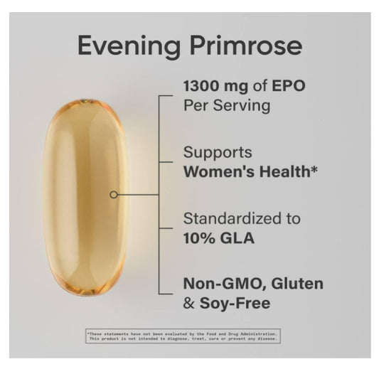 LowCost PH| Sports Research, Evening Primrose, 1,300 mg, from Cold Pressed Oil 120 Softgels