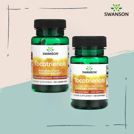 Swanson Ph | Swanson, Tocotrienols 50 mg, Double Strength, 100 mg, Antioxidant & Essential Nutrient