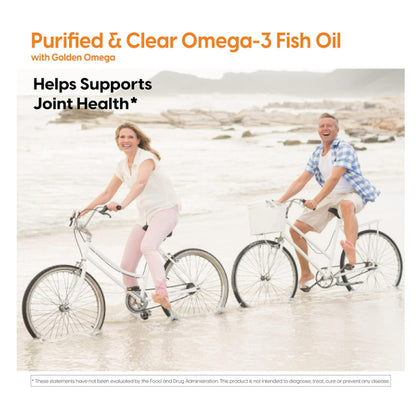 LowCostph | Doctor's Best, Purified & Clear Omega 3 Fish Oil with Goldenomega, 1,000 mg, 120 Softgel