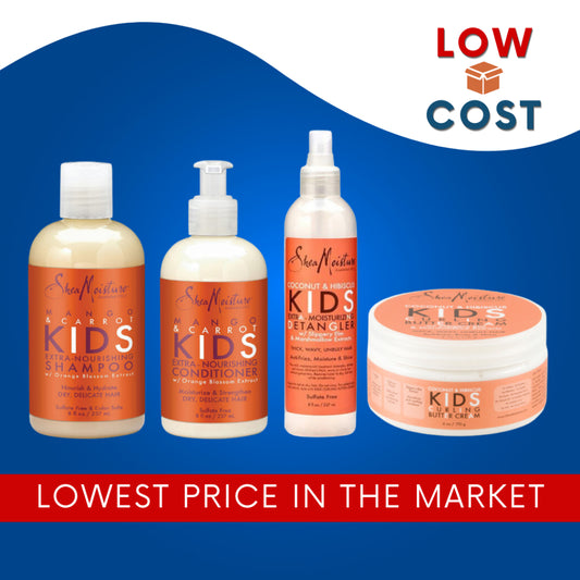 Low Cost PH | Shea Moisture, Extra-Nourishing Shampoo Conditioner Detangler Kids Curling