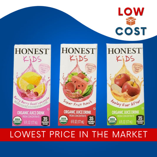 LowCostPh Honest Kids Organic Juice Drink Apple Flavor and Fruit Punch (pack of 8)