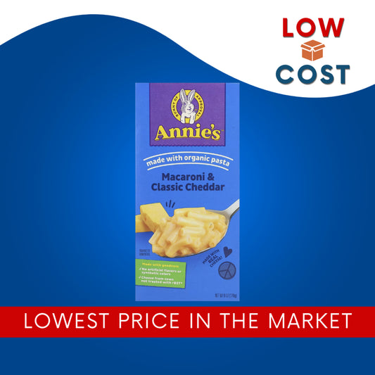 Lowcostph | Annie's Homegrown, Macaroni & Classic Cheddar, 6 oz (170 g)
