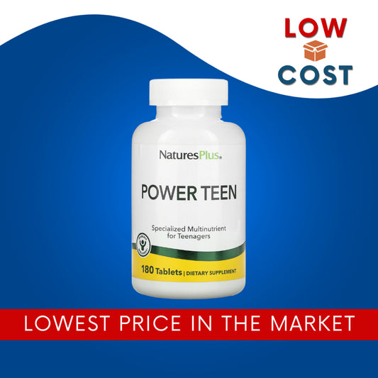 LowCostPh | NaturesPlus, Power Teen, 90 | 180 Tablets, Specialized Multinutrient for Teenagers