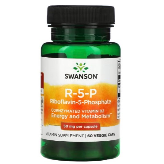 Swanson Ph | Swanson, P-5-P Pyridoxal-5-Phosphate, 20 mg, 60 Capsules.Cellular Health