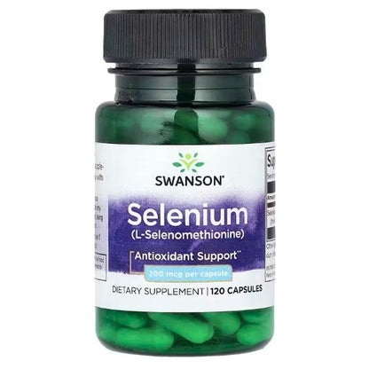 LowCostPH | Swanson, Selenium,L-Selenomethionine, 100 mcg 200 mcg. Cardiovascular & Prostate Health