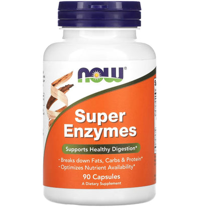 LowCostPH | Now Foods Super Enzymes, 180 Capsules Supports Healthy Digestion GUt Health Support.