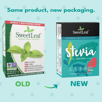 LowCostPh | Sweetleaf Sweetener 35 Packets 1 Packet = Sweetness of 2 Tsp. of Sugar, Keto Kind
