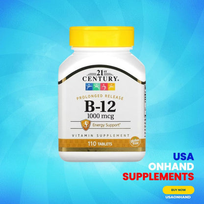 USA Onhand | 21st Century, B-6 & B-12 ( Energy Support )