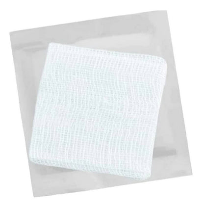 Mediplast Sterilized Gauze Pad 12 ply Woven Wound Dressing | Syringe & Feeding Tube | Toilet Cover